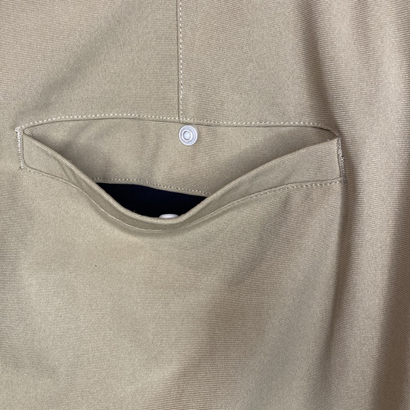 Lululemon Commission Short Relaxed 11" Men's Khaki Shorts 36 - Picture 6 of 7